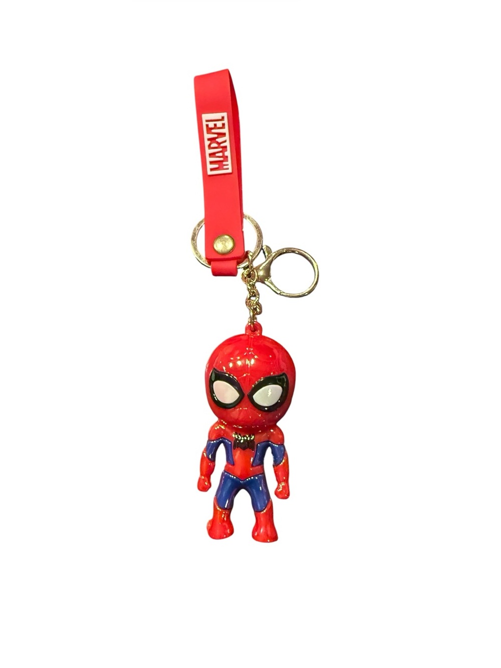 Marvel Spider-Man Red & Blue Keychain Figure